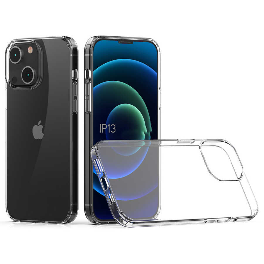 Apple iPhone 13 Mini Kılıf Zore Coss Kapak - Renksiz