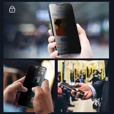 Apple iPhone 13 Pro Davin 5D Privacy Cam Ekran Koruyucu - 2