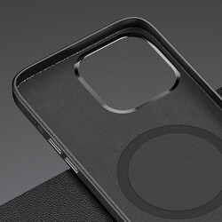 Apple iPhone 13 Pro Kılıf Benks Magnetic Hakiki Deri Kılıf - Thumbnail