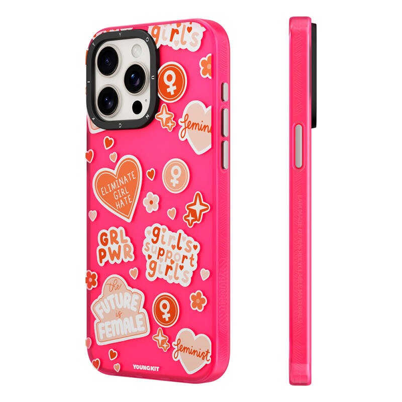 Apple iPhone 13 Pro Kılıf Bethany Green Tasarımlı Youngkit Sweet Language Kapak - 7