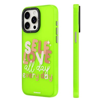 Apple iPhone 13 Pro Kılıf Bethany Green Tasarımlı Youngkit Sweet Language Kapak - 8