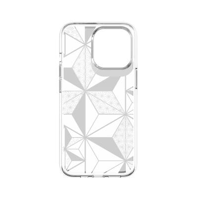 Apple iPhone 13 Pro Kılıf Çift IMD Baskılı Lisanslı Switcheasy Artist Asanoha Kapak - 5