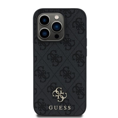 Apple iPhone 13 Pro Kılıf Guess Orjinal Lisanslı M-safe Şarj Özellikli Small 4G Classic Kapak - 13
