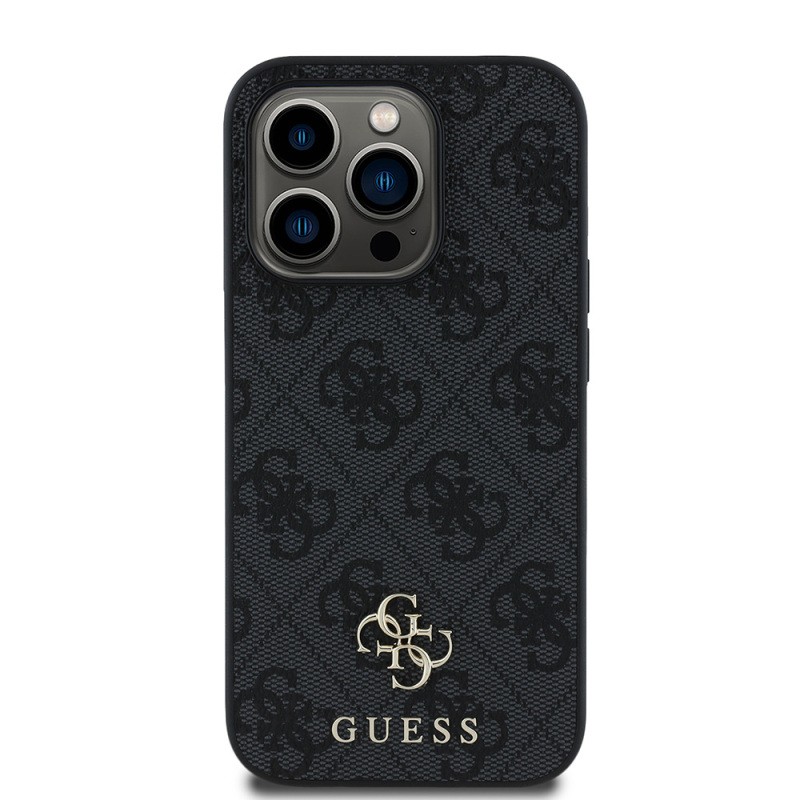 Apple iPhone 13 Pro Kılıf Guess Orjinal Lisanslı M-safe Şarj Özellikli Small 4G Classic Kapak - 13
