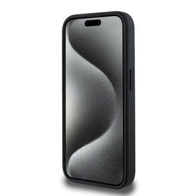 Apple iPhone 13 Pro Kılıf Guess Orjinal Lisanslı M-safe Şarj Özellikli Small 4G Classic Kapak - 15
