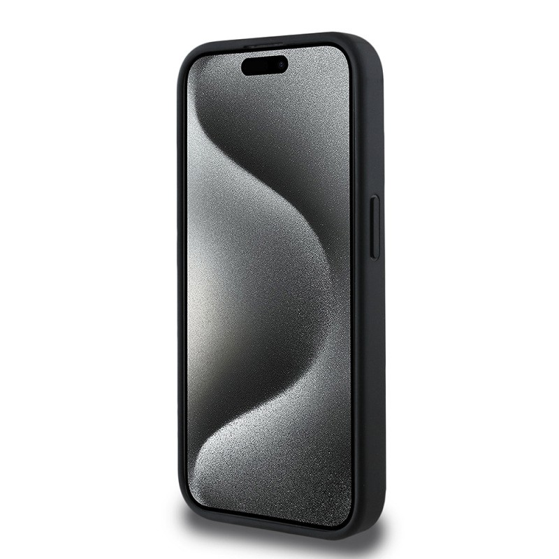 Apple iPhone 13 Pro Kılıf Guess Orjinal Lisanslı M-safe Şarj Özellikli Small 4G Classic Kapak - 15