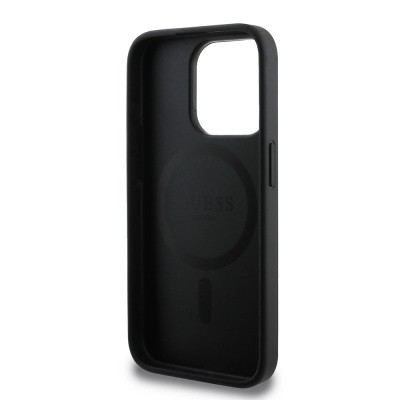 Apple iPhone 13 Pro Kılıf Guess Orjinal Lisanslı M-safe Şarj Özellikli Small 4G Classic Kapak - 17