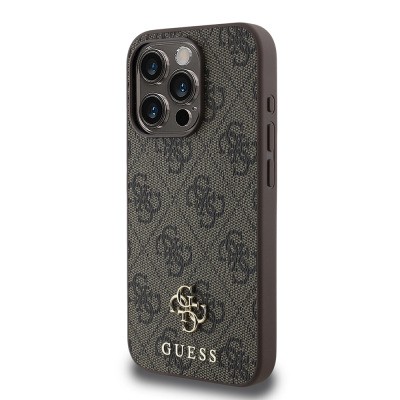 Apple iPhone 13 Pro Kılıf Guess Orjinal Lisanslı M-safe Şarj Özellikli Small 4G Classic Kapak - 3