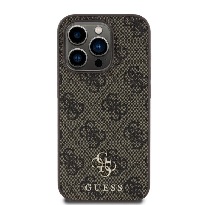Apple iPhone 13 Pro Kılıf Guess Orjinal Lisanslı M-safe Şarj Özellikli Small 4G Classic Kapak - 4