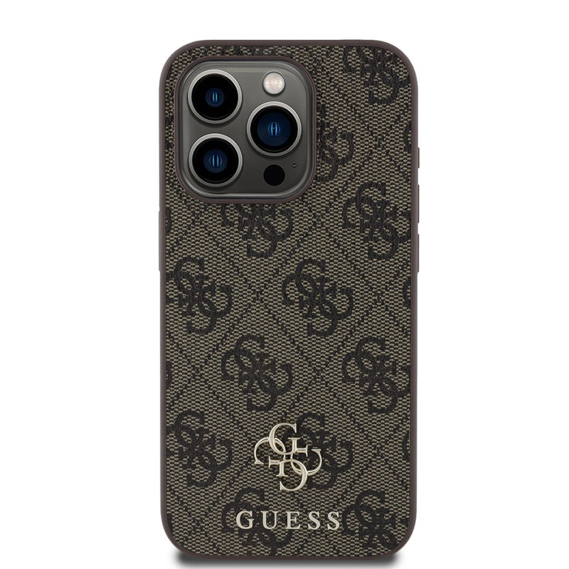 Apple iPhone 13 Pro Kılıf Guess Orjinal Lisanslı M-safe Şarj Özellikli Small 4G Classic Kapak - 4