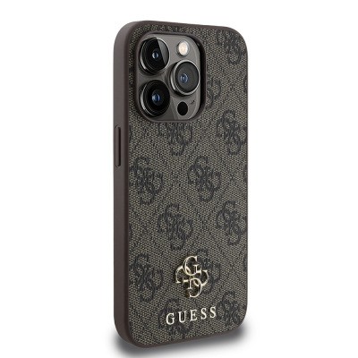 Apple iPhone 13 Pro Kılıf Guess Orjinal Lisanslı M-safe Şarj Özellikli Small 4G Classic Kapak - 5
