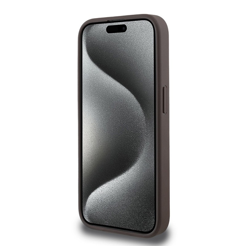 Apple iPhone 13 Pro Kılıf Guess Orjinal Lisanslı M-safe Şarj Özellikli Small 4G Classic Kapak - 6
