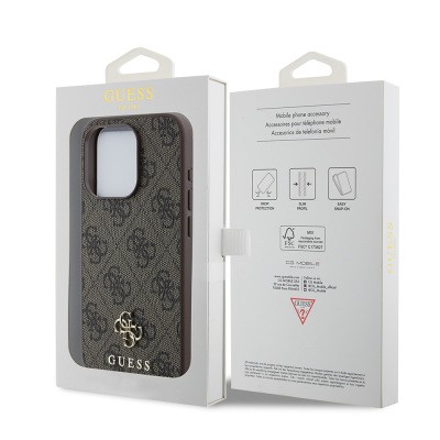Apple iPhone 13 Pro Kılıf Guess Orjinal Lisanslı M-safe Şarj Özellikli Small 4G Classic Kapak - 9