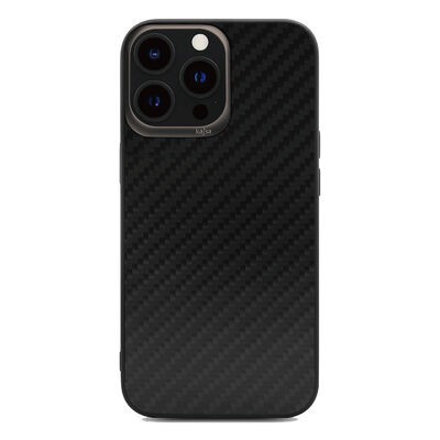 Apple iPhone 13 Pro Kılıf Kajsa Carbon Fiber Collection Arka Kapak - 2
