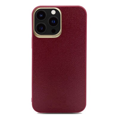 Apple iPhone 13 Pro Kılıf ​Kajsa Luxe Collection Hakiki Deri Kapak - 12