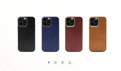 Apple iPhone 13 Pro Kılıf Kajsa Preppie Collection Pu Deri Kapak - 4