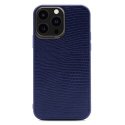 Apple iPhone 13 Pro Kılıf Kajsa Preppie Collection Pu Deri Kapak Lacivert