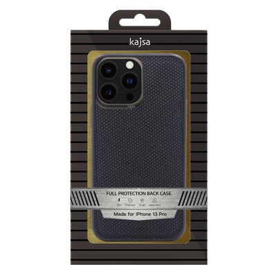 Apple iPhone 13 Pro Kılıf Kajsa Preppie Serisi Dark Kapak - 6