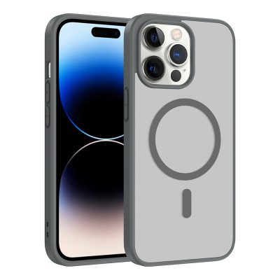 Apple iPhone 13 Pro Kılıf M-safe Şarj Özellikli Zore Babet Kapak - 3