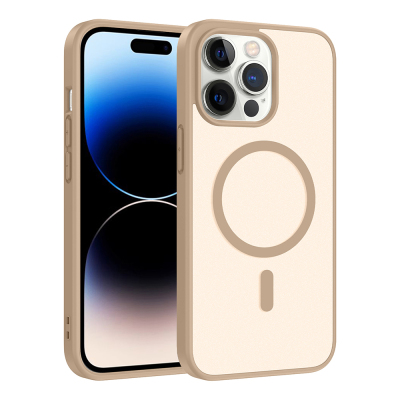 Apple iPhone 13 Pro Kılıf M-safe Şarj Özellikli Zore Babet Kapak - 4