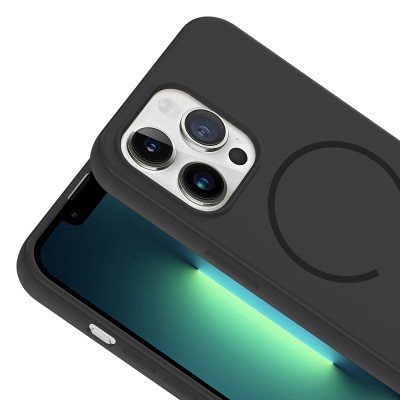 Apple iPhone 13 Pro Kılıf M-safe Şarj Özellikli Zore Meta Kapak - 5