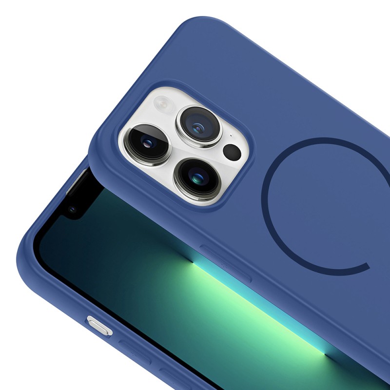 Apple iPhone 13 Pro Kılıf M-safe Şarj Özellikli Zore Meta Kapak - 7