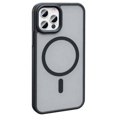 Apple iPhone 13 Pro Kılıf M-safe Şarj Özellikli Mat Arka Yüzey Zore Sio Kapak - 2