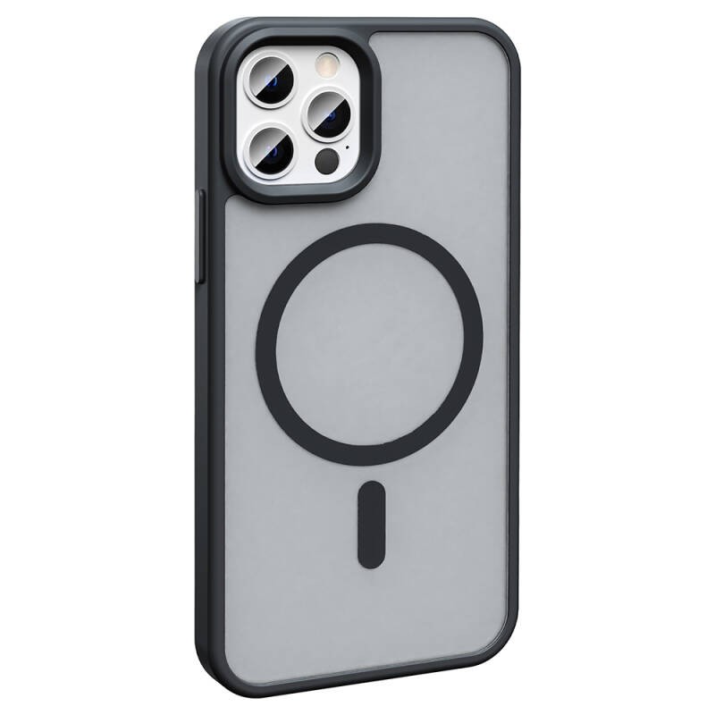 Apple iPhone 13 Pro Kılıf M-safe Şarj Özellikli Mat Arka Yüzey Zore Sio Kapak - 2