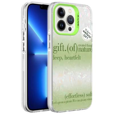 Apple iPhone 13 Pro Kılıf Mermer Desenli Zore Marbello Kapak - Zore