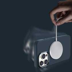 Apple iPhone 13 Pro Kılıf Wiwu Magsafe Magnetic Silikon Kapak - Thumbnail