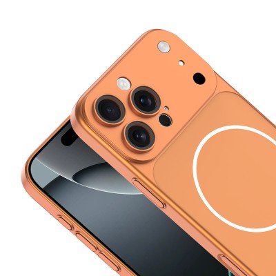 Apple iPhone 13 Pro Kılıf Zore M-Safe Şarj Özellikli Kamera Korumalı Spark Kapak - 8