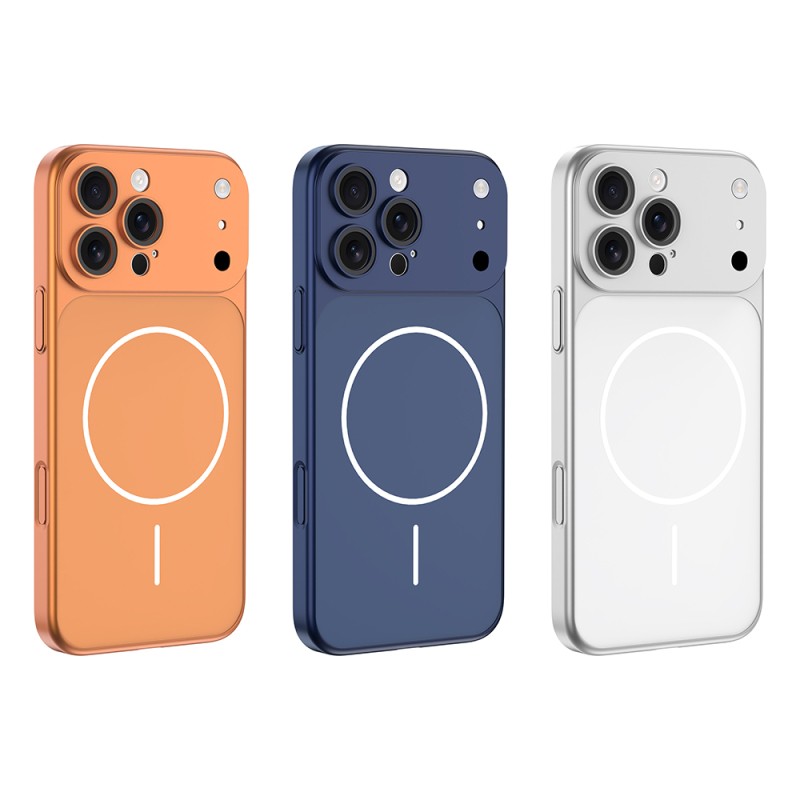 Apple iPhone 13 Pro Kılıf Zore M-Safe Şarj Özellikli Kamera Korumalı Spark Kapak - 11