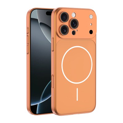 Apple iPhone 13 Pro Kılıf Zore M-Safe Şarj Özellikli Kamera Korumalı Spark Kapak - 3