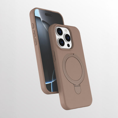 Apple iPhone 13 Pro Max Case Zore Samara Cover with M-safe Charging Stand - Zore