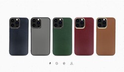 Apple iPhone 13 Pro Max Kılıf ​Kajsa Luxe Collection Hakiki Deri Kapak - 2