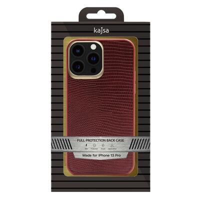 Apple iPhone 13 Pro Max Kılıf ​Kajsa Preppie Collection Pu Deri Kapak - 3