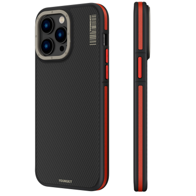 Apple iPhone 13 Pro Max Kılıf M-safe Şarj Özellikli YoungKit 600D Kapak - Youngkit