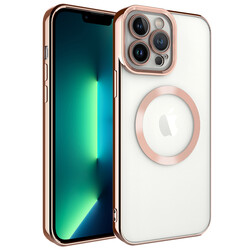 Apple iPhone 13 Pro Max Kılıf M-safe Wireless Şarj Özellikli Zore Setro Silikon - Zore