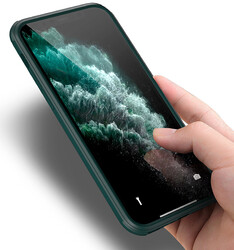 Apple iPhone 13 Pro Max Kılıf Zore Dor Silikon Temperli Cam Kapak - Thumbnail