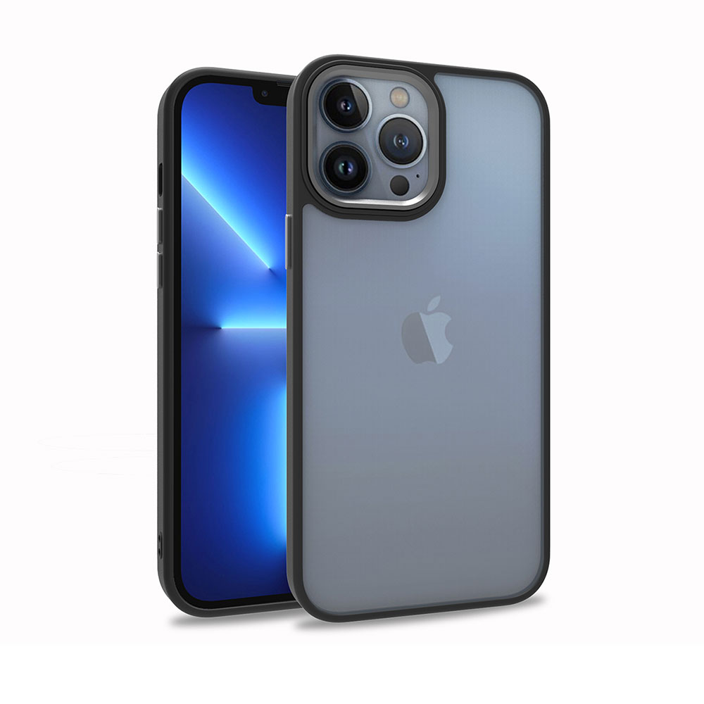 Apple iPhone 13 Pro Max Kılıf Zore Flora Kapak - Sierra Mavi