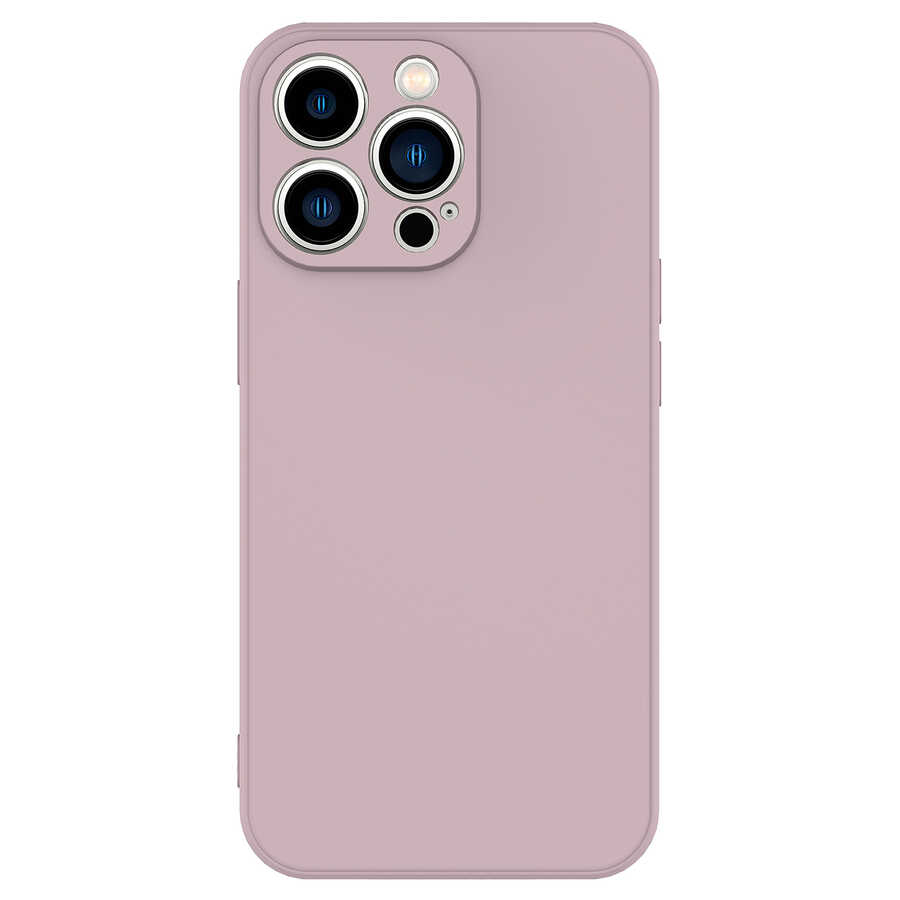 Apple iPhone 13 Pro Max Kılıf Zore Mara Lansman Kapak - Pembe Açık
