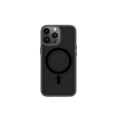 Apple iPhone 13 Pro Max Wiwu Magsafe Şarj Özellikli Lens Korumalı Şeffaf Silikon Kapak