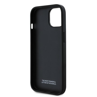 Apple iPhone 14 Case BMW Original Licensed Carbon Fiber Design and Metal Logo PU Leather Cover - 8