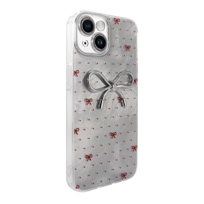 Apple iPhone 14 Case Camera Protection Figured Zore Ponti Silicone Cover - 8