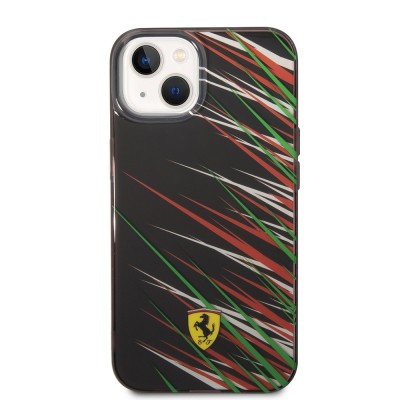 Apple iPhone 14 Case Ferrari Original Licensed Print Logo Grass Pattern Cover - 20