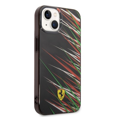 Apple iPhone 14 Case Ferrari Original Licensed Print Logo Grass Pattern Cover - 21