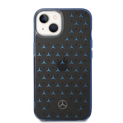 Apple iPhone 14 Case Mercedes Benz Dual Layer Star Pattern Design Cover - 5