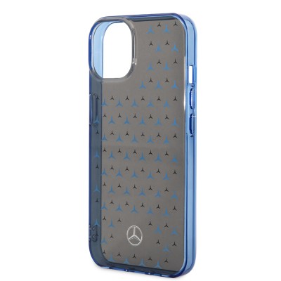 Apple iPhone 14 Case Mercedes Benz Dual Layer Star Pattern Design Cover - 8
