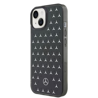 Apple iPhone 14 Case Mercedes Benz Dual Layer Star Pattern Design Cover - 11
