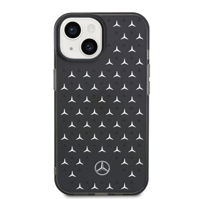 Apple iPhone 14 Case Mercedes Benz Dual Layer Star Pattern Design Cover - 12